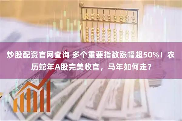 炒股配资官网查询 多个重要指数涨幅超50%！农历蛇年A股完美收官，马年如何走？